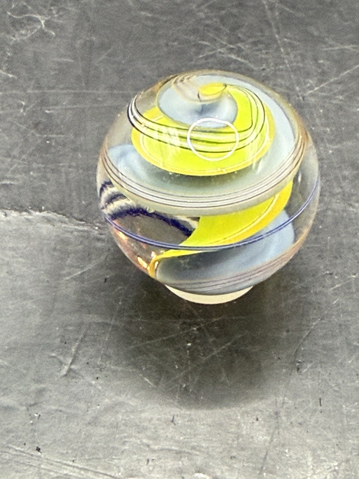 Lot Of 4 Condo Furnace By Steven Maslach Glass Marbles/Blown Accessories