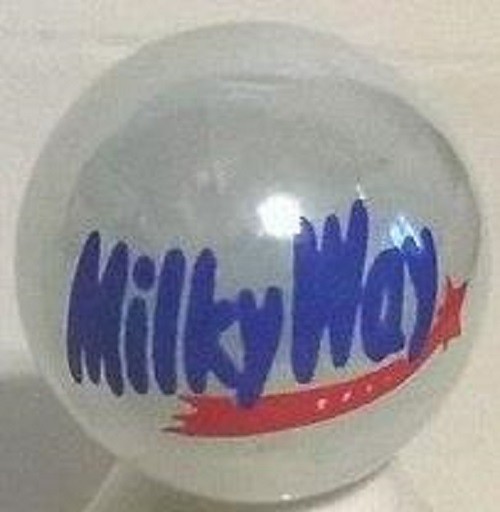 Milkyway Glass 1″ Logo Marble