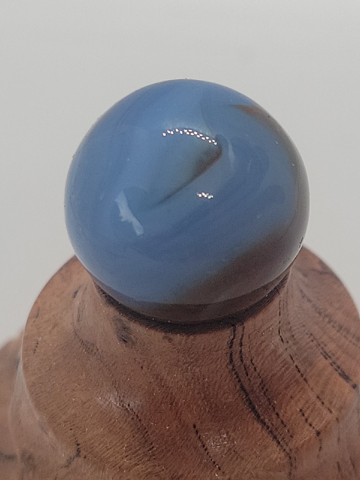 A15•Vintage Alley Agate Swirl “Ghost Swirl” ~ Near Mint 21/32″ VHTF