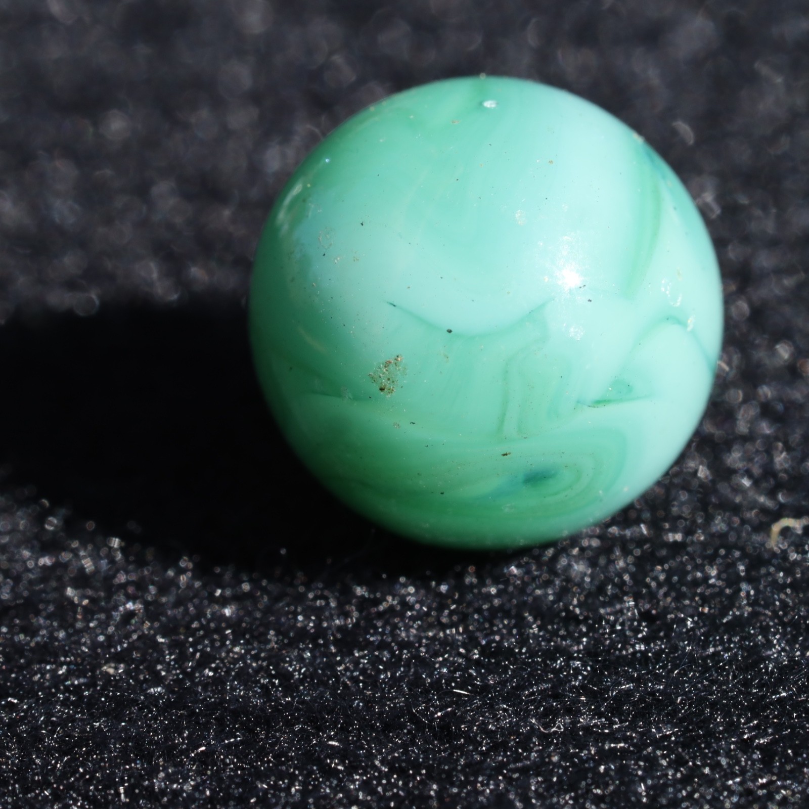 ALLEY Green WV West Virginia Swirl Marble MIB M- Combined Shipping