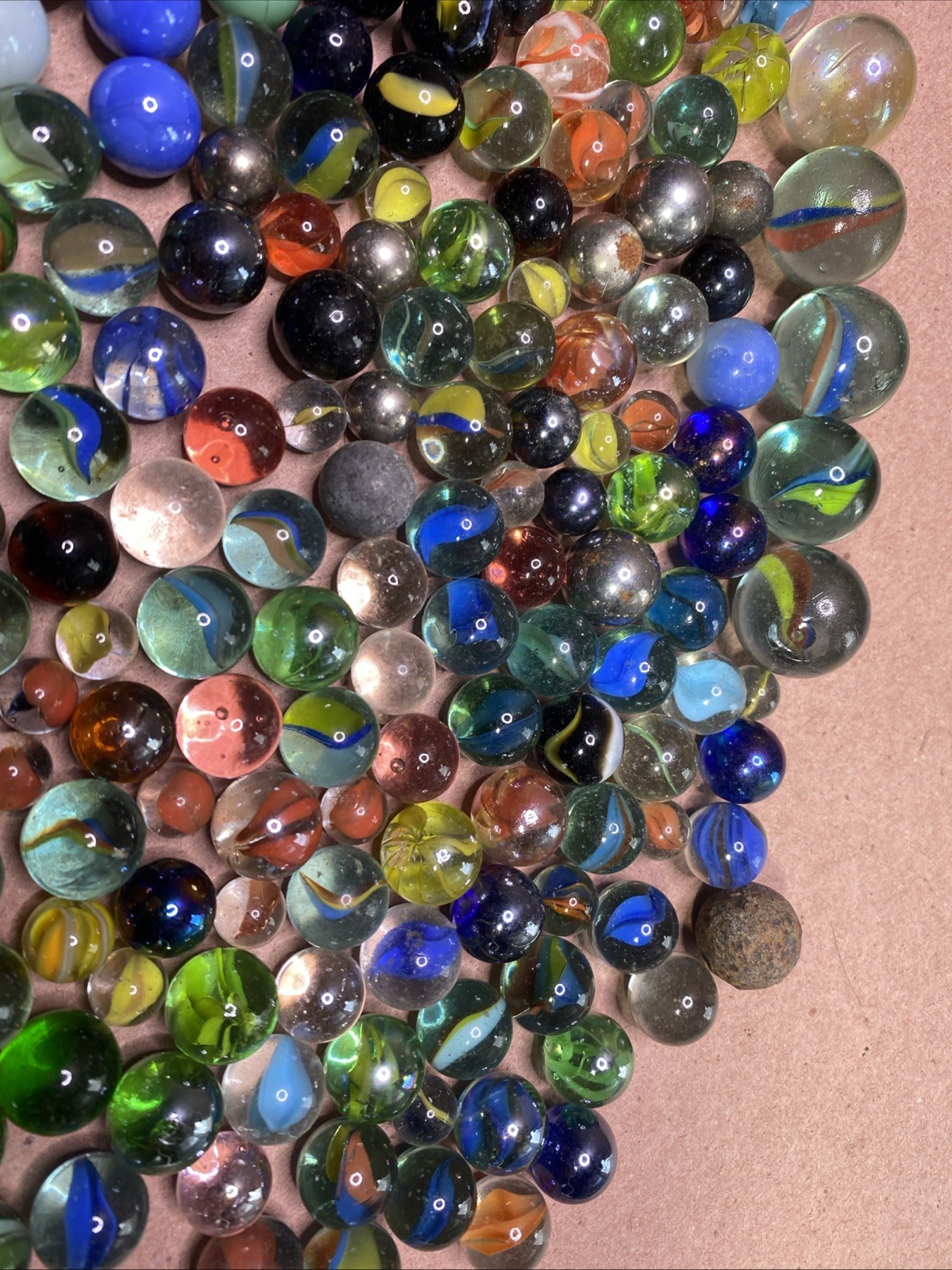 Vintage Marbles Assorted Lot (350 Pieces)