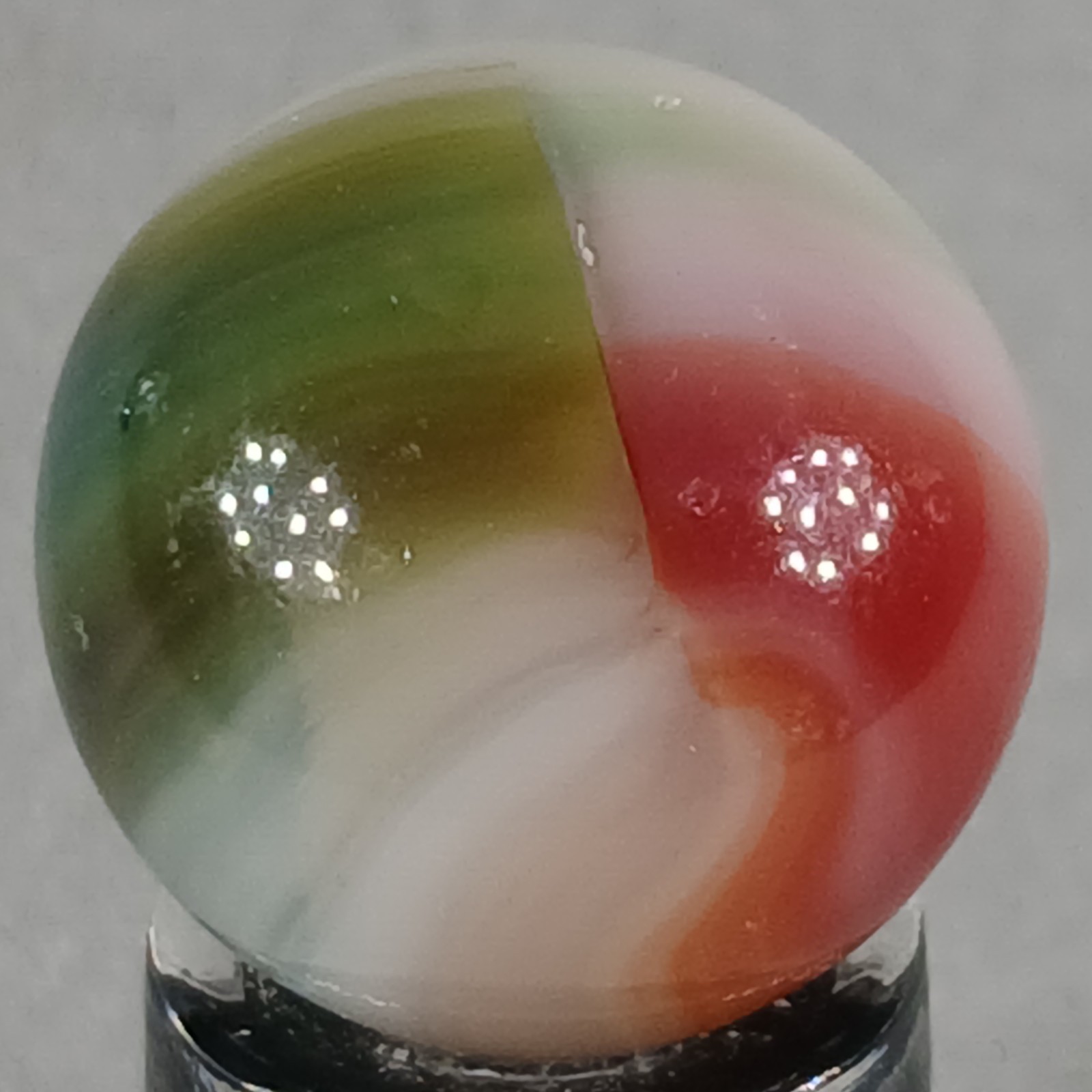 Vintage Vitro Tri-Lite Marble .61 Inches Near-Mint Condition Combined Shipping