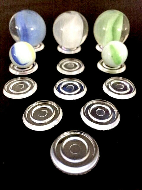 ⭐2-DAY SALE⭐ Pack Of 25 Soft Display Holder Stands Marbles Ball Sphere Stone Egg