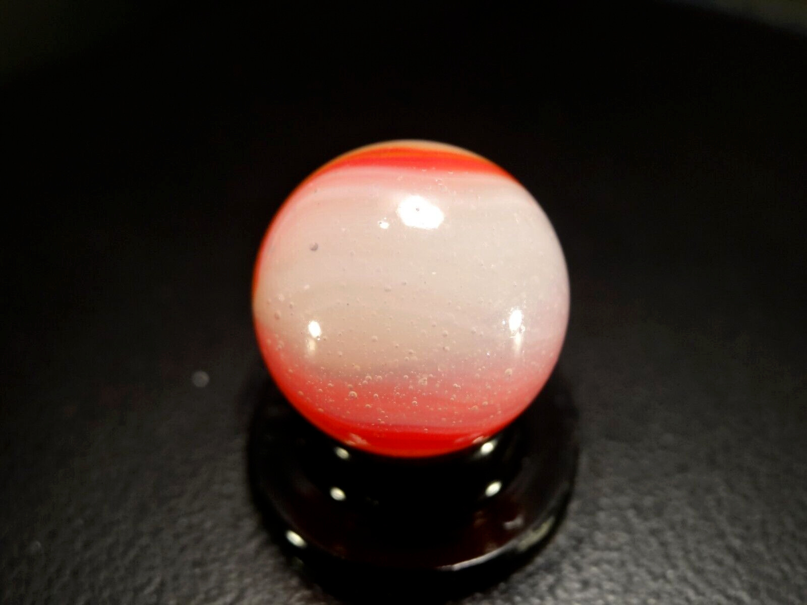 KOKOMO OPALESCENT GLASS CO. Made on the old Peltier machine OPAL GLASS W Mint