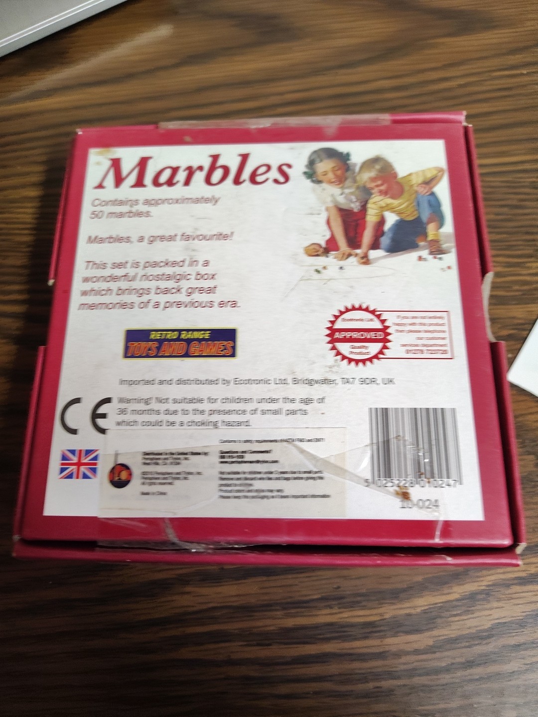 Marble Set Of 52 Retro Range Toys And Games