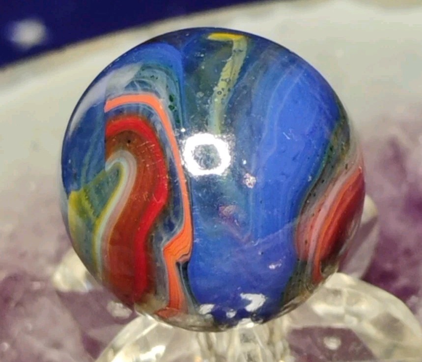 .73″ JABO/D.A.S. MARBLES💥GREEN AV. SWIRL TOYS NM+