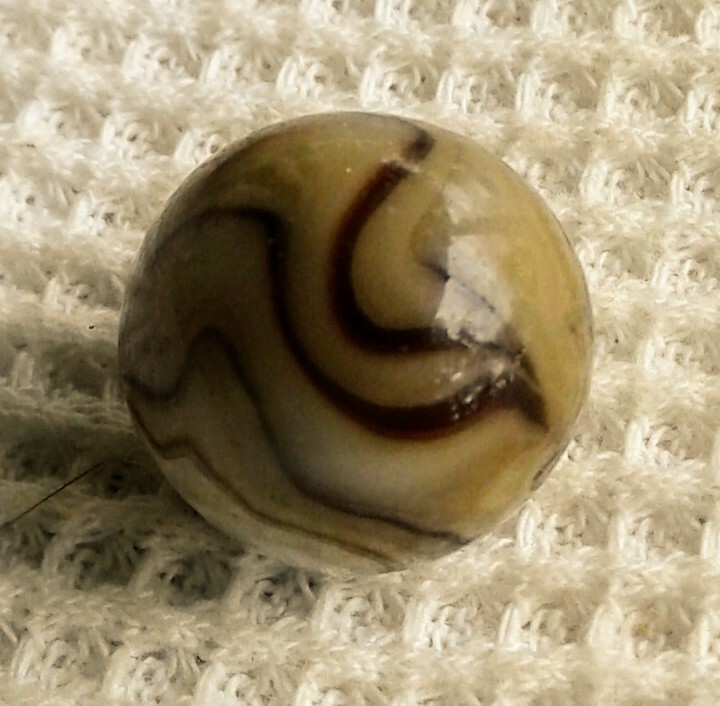 11/16″ Alley agate Drizzle Swirl Marble In Beautiful Mint Condition Check…