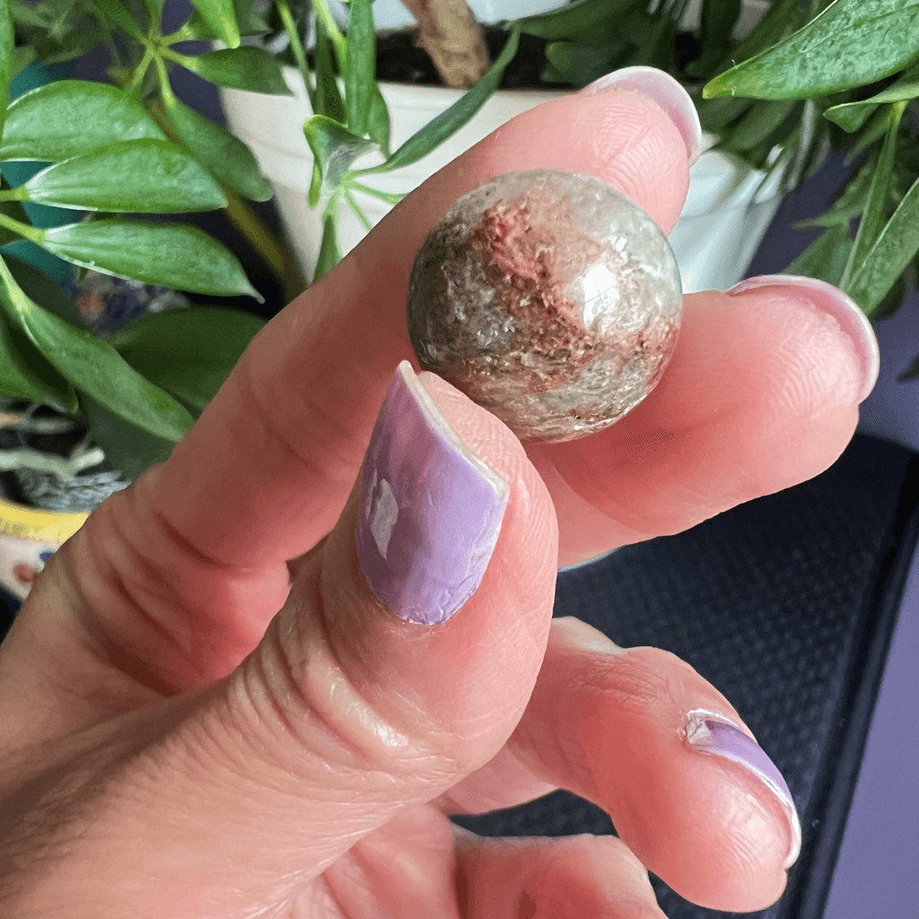 Garden Quartz Crystal Marble Sphere