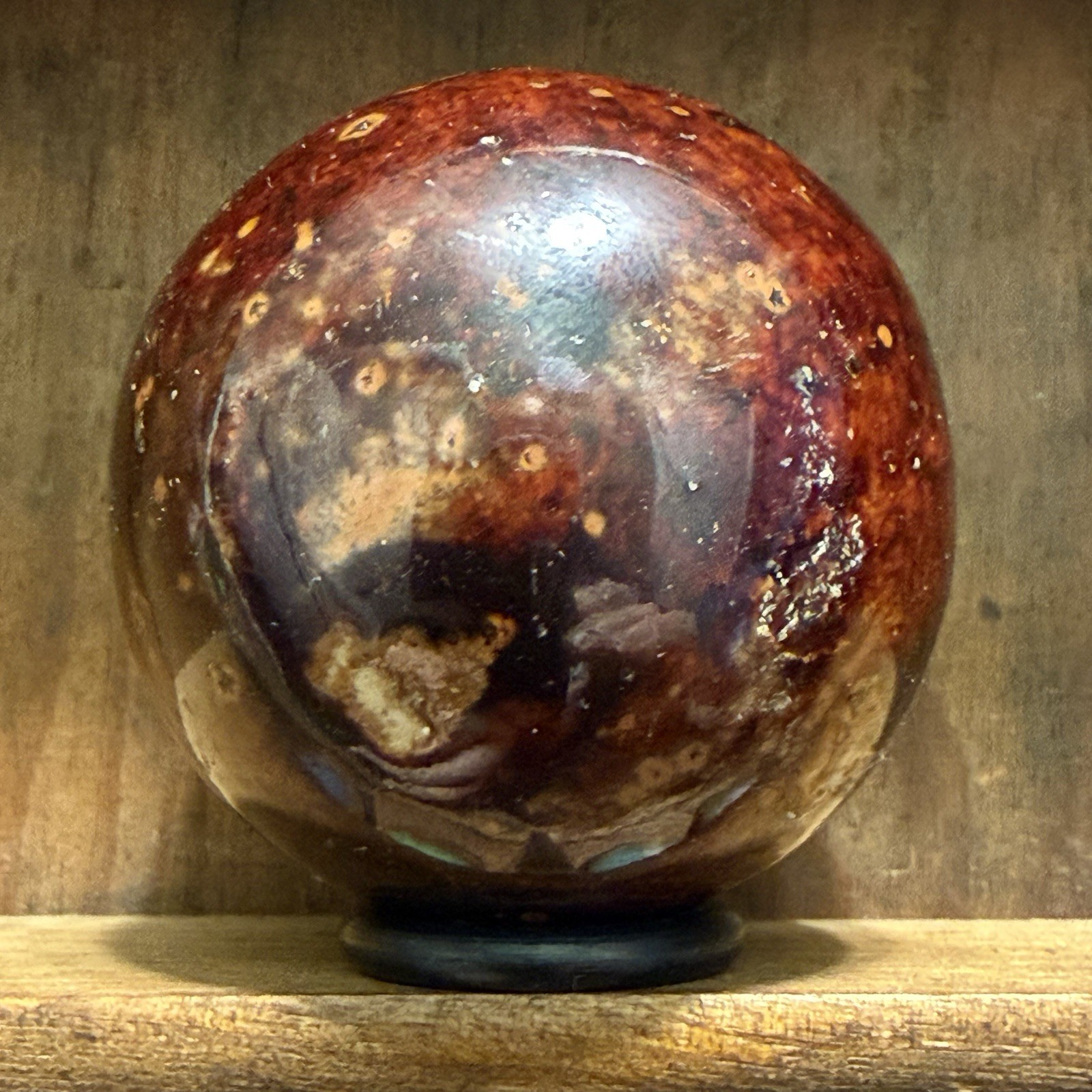 HUGE Antique German Handmade Bennington Marble 1-15/32” Mint | 273