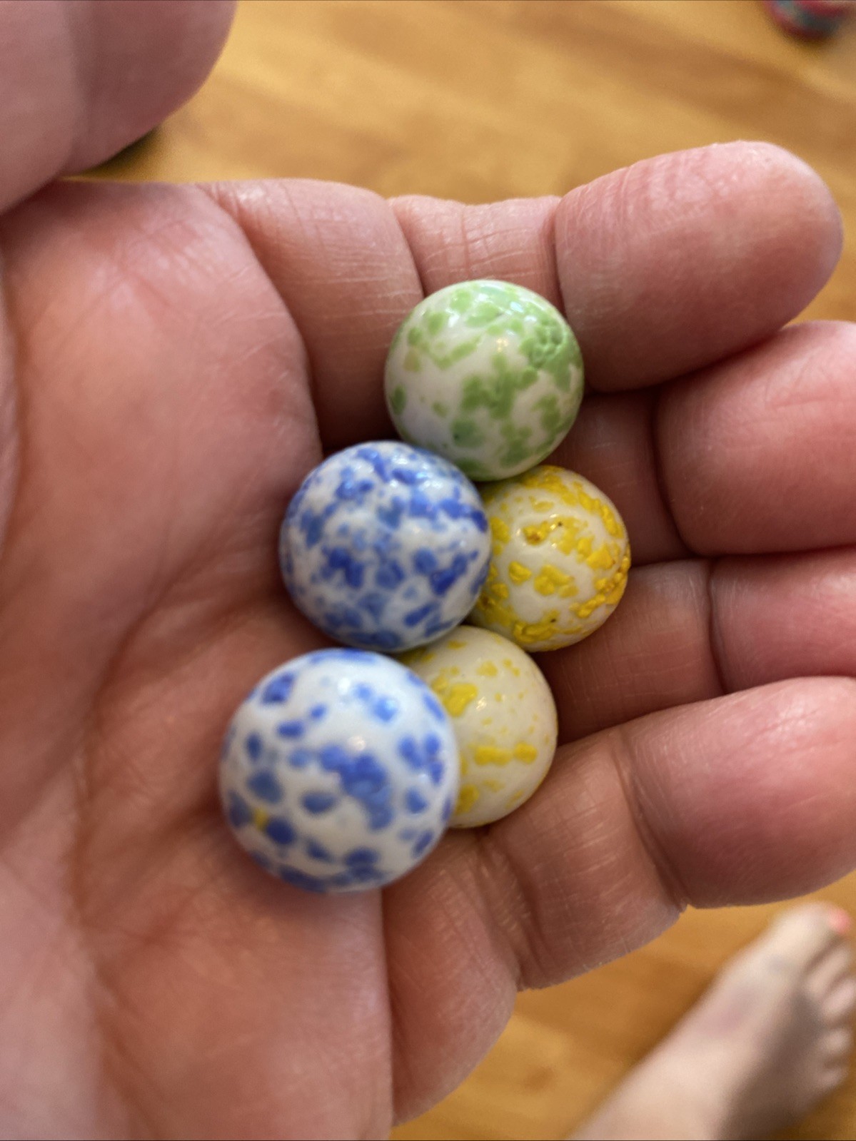 Vintage Speckled Marbles