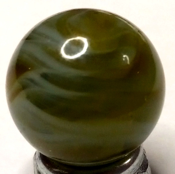 Vintage Alley Agate Flame Swirl Marble .64″ Mint Condition 526050