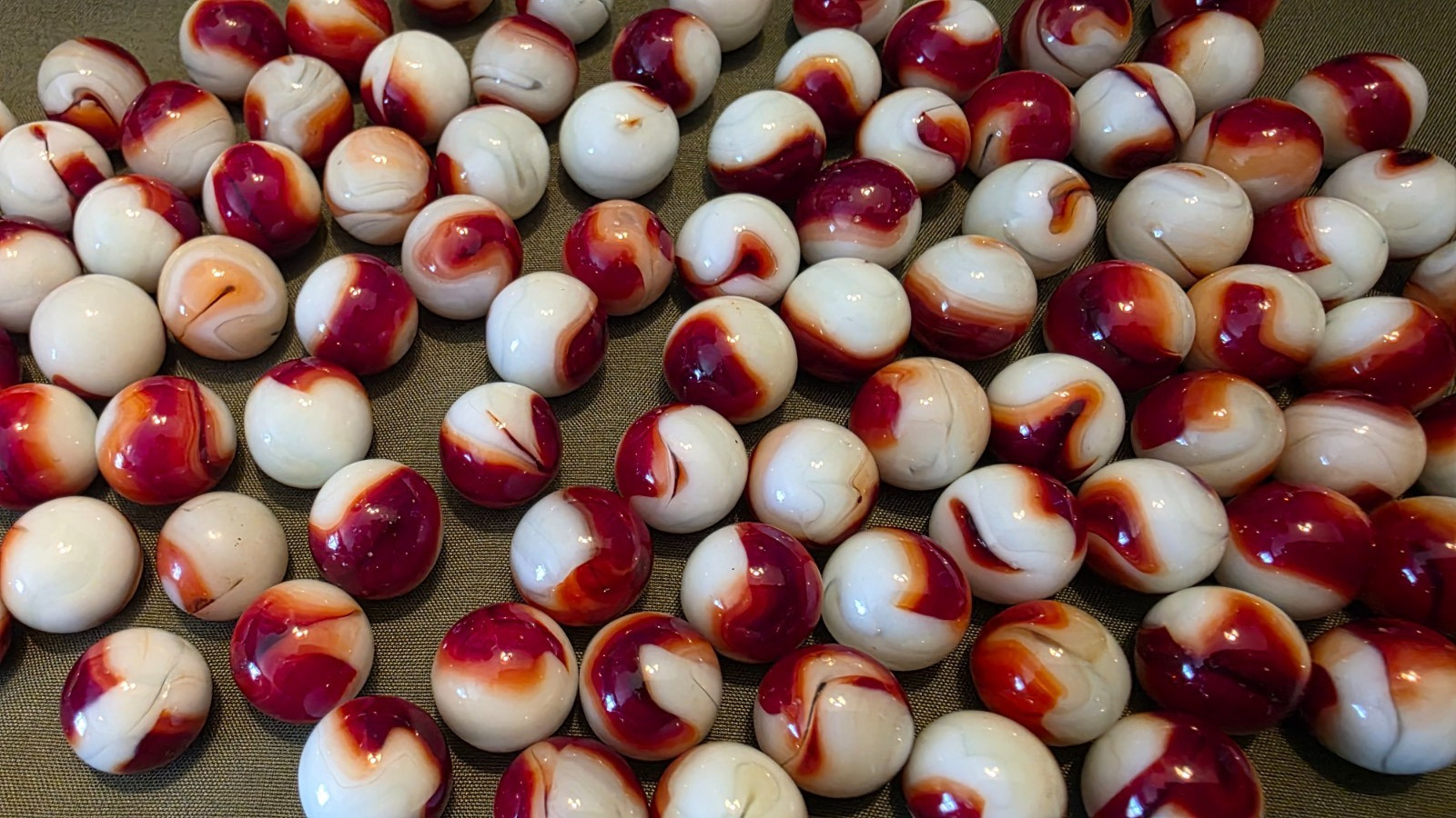 BIG Lot 3000 Vintage JABO Classics Marbles NOS Some UV Normal As-Mades Free Ship