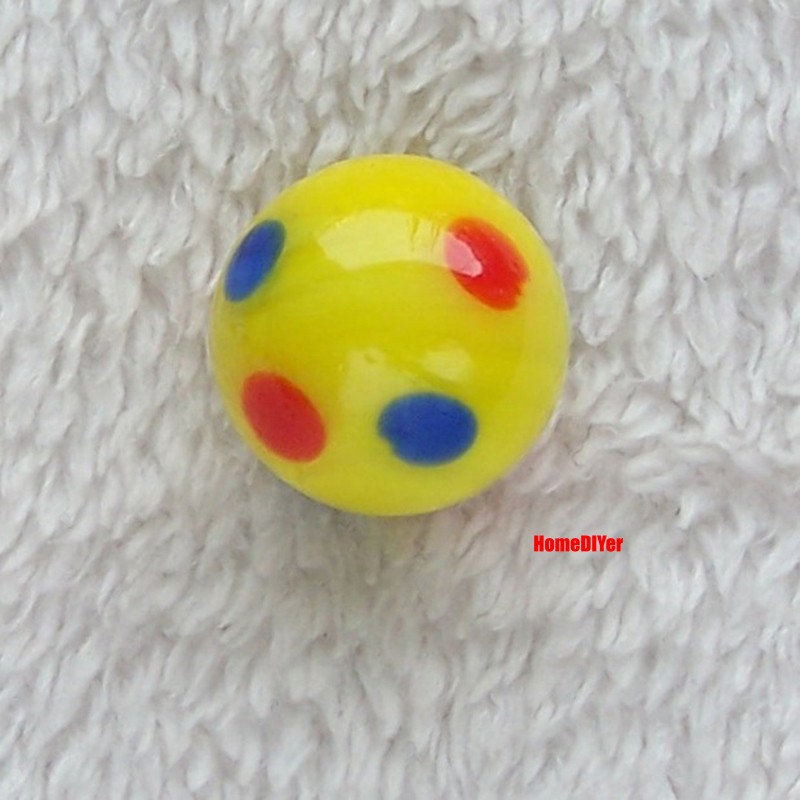 18mm Colour Glass Marbles Balls Kids Toys Games Craft Fish Tanks Vase Decoration