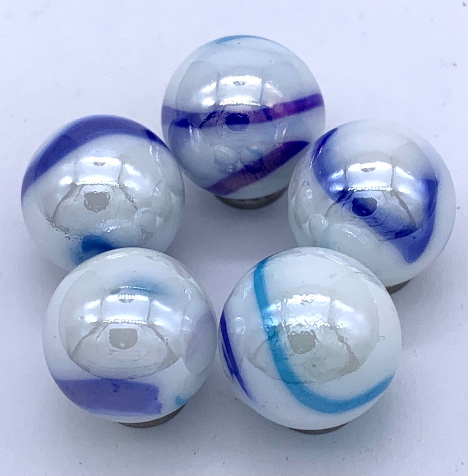 New for 2023! 16mm Jellyfish2 Glass Marble Players 5/8″ Pk 5 Vacor HOM