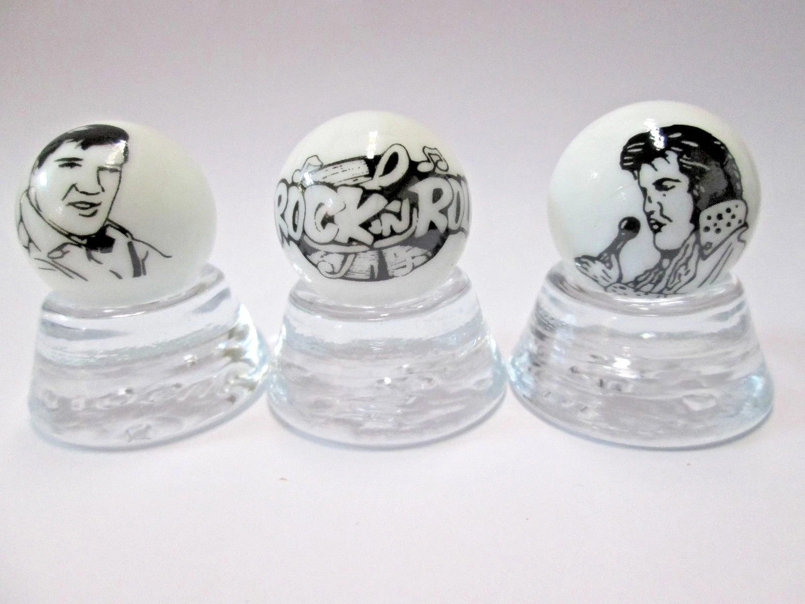 3 – YOUNG ELVIS PRESLEY & ROCK -N-ROLL ON WHITE MARBLES
