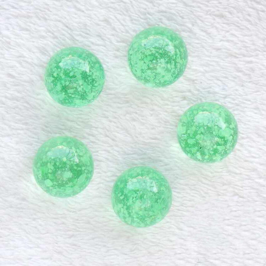 25mm Glow-In-The-Dark Glass Balls Night Pearls Marbles Vase Fish Tank Decoration