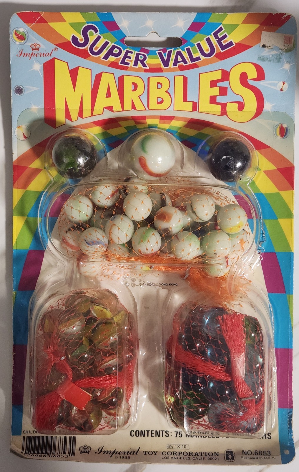 Vintage 1988 Imperial Super Value Marbels Toy new sealed