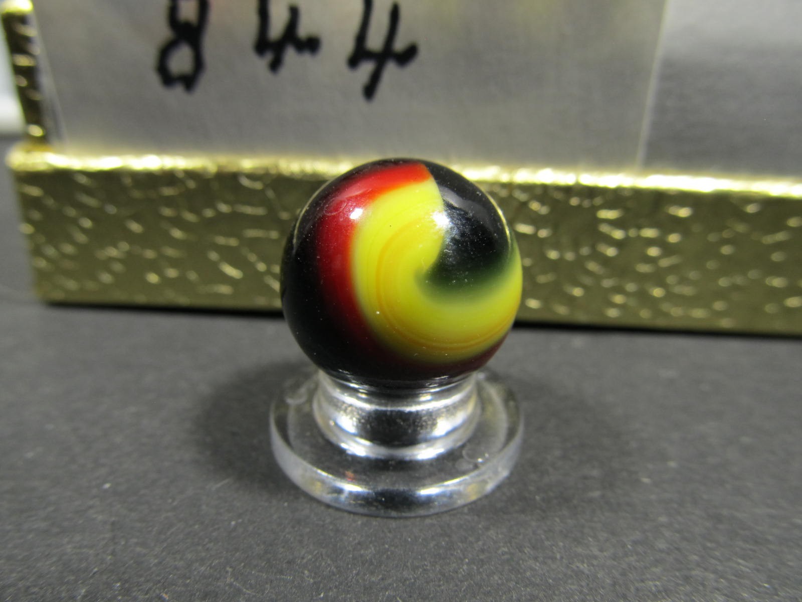 STUNNING MINT AKRO INDIAN BLANKET CORKSCREW MARBLE (5/8″)