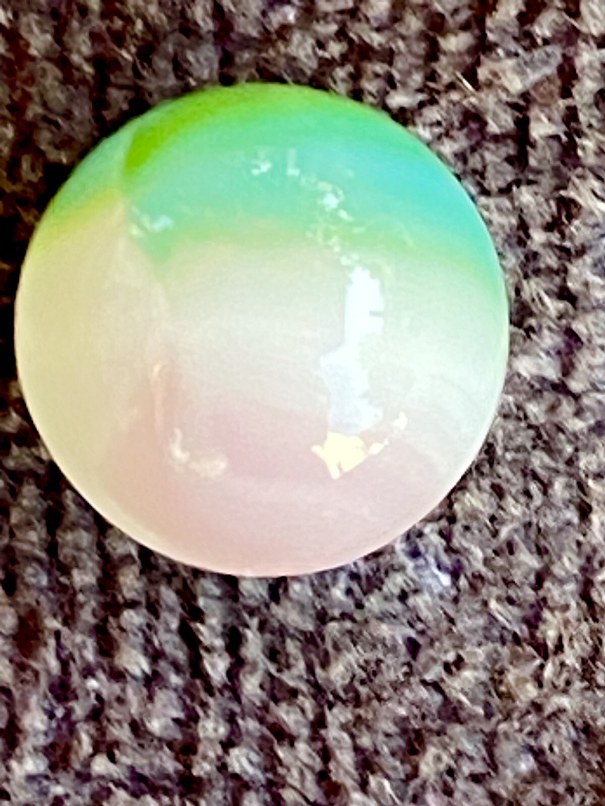 vintage vitro agate marble King Swirl Beauty Aqua Lavender Patch 5/8