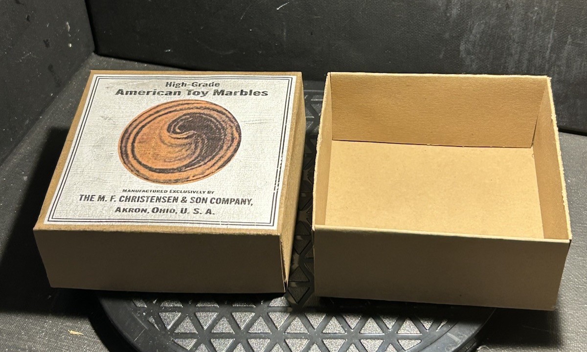 1 M.F. Christensen & Son Company White Label Marble Logo Deep Marble Box