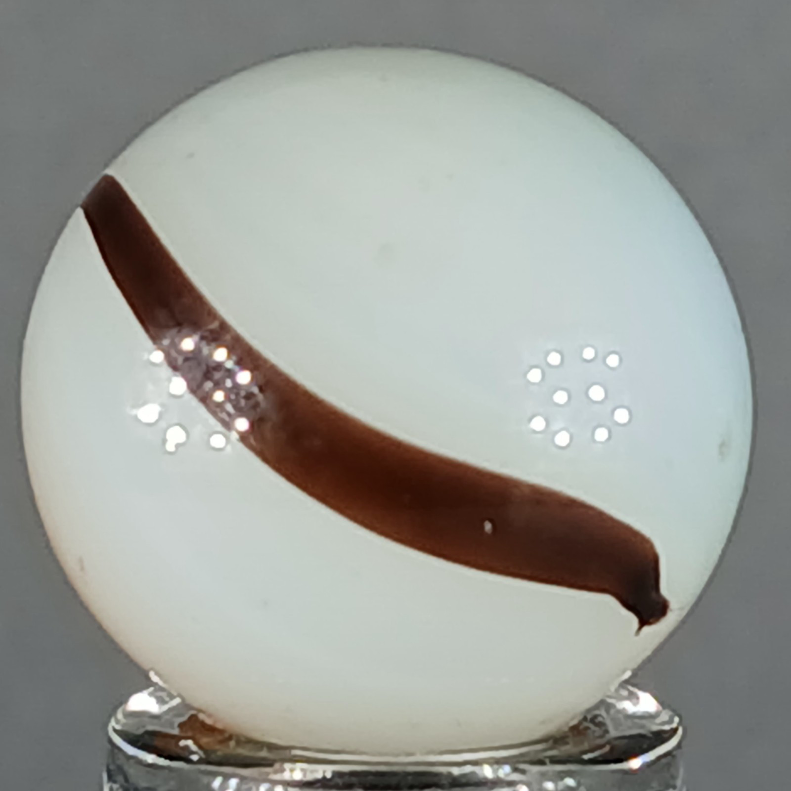 Vintage Imported Patch And Ribbon Marble .61 Inches Near-Mint Condition