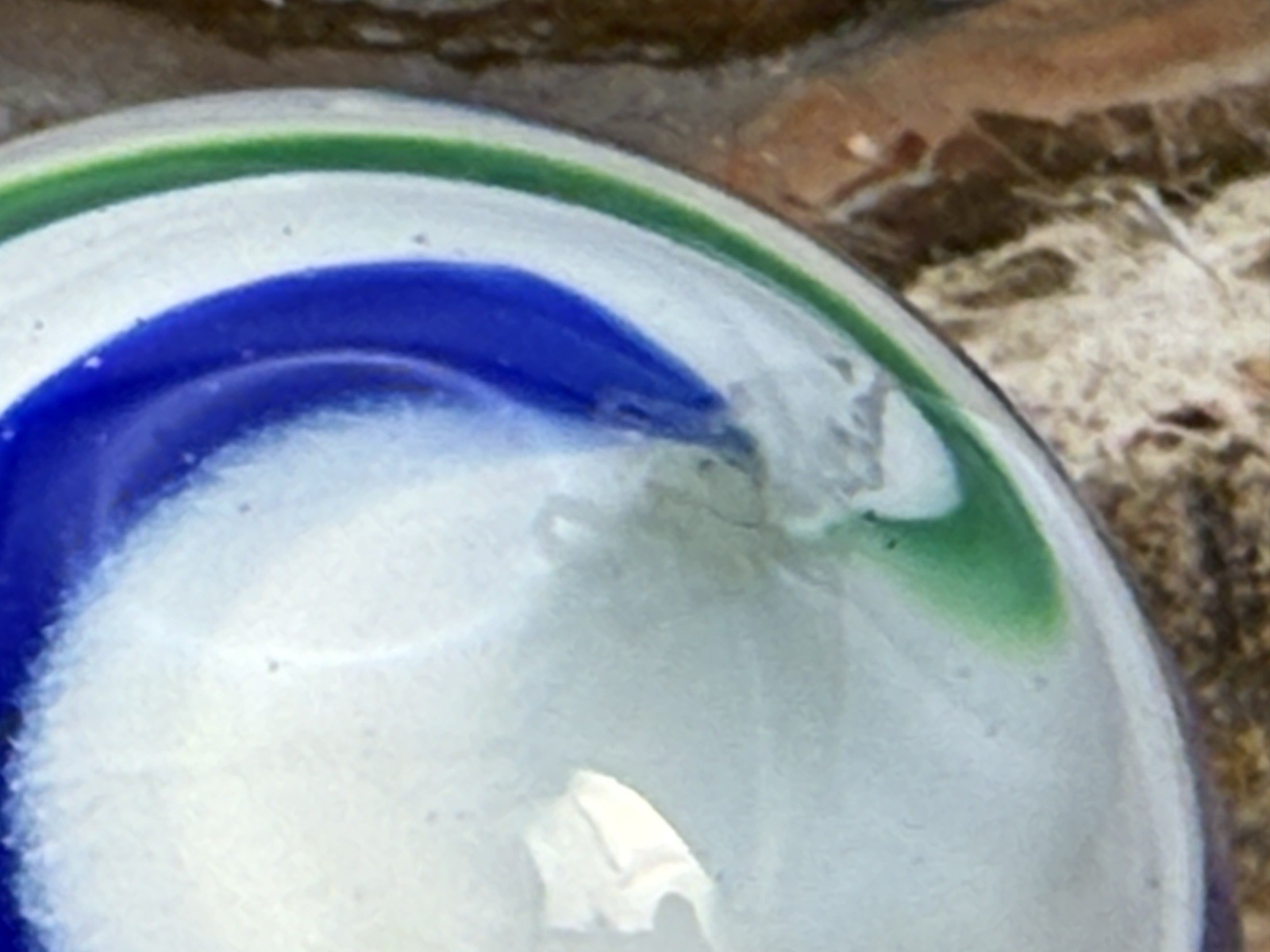 Vintage Joe Davis Glass Art Marble 1.43 inches Good condition–1759.26
