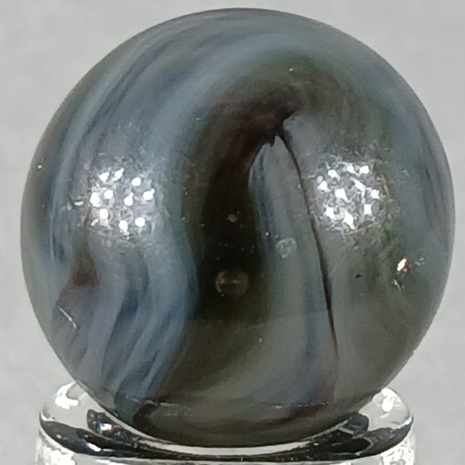 Vintage Champion Swirl Marble .56 Inches Near-Mint Condition Combined Shipping