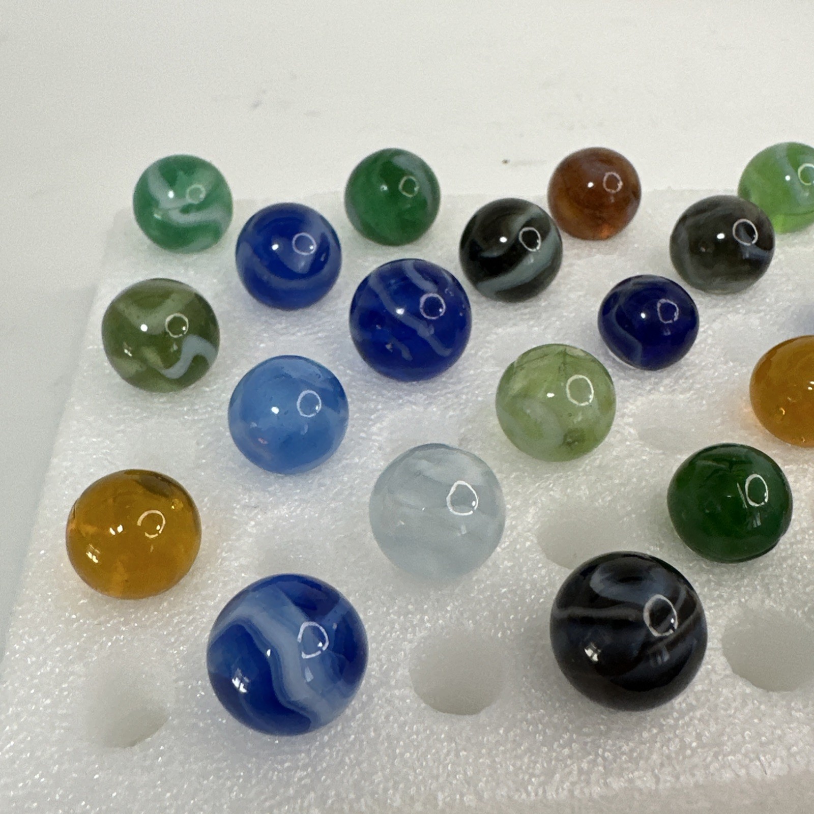 029 Mixed Lot Of 30 Vintage Translucent Swirls! Jackson, Davis, Alley,Ravenswood