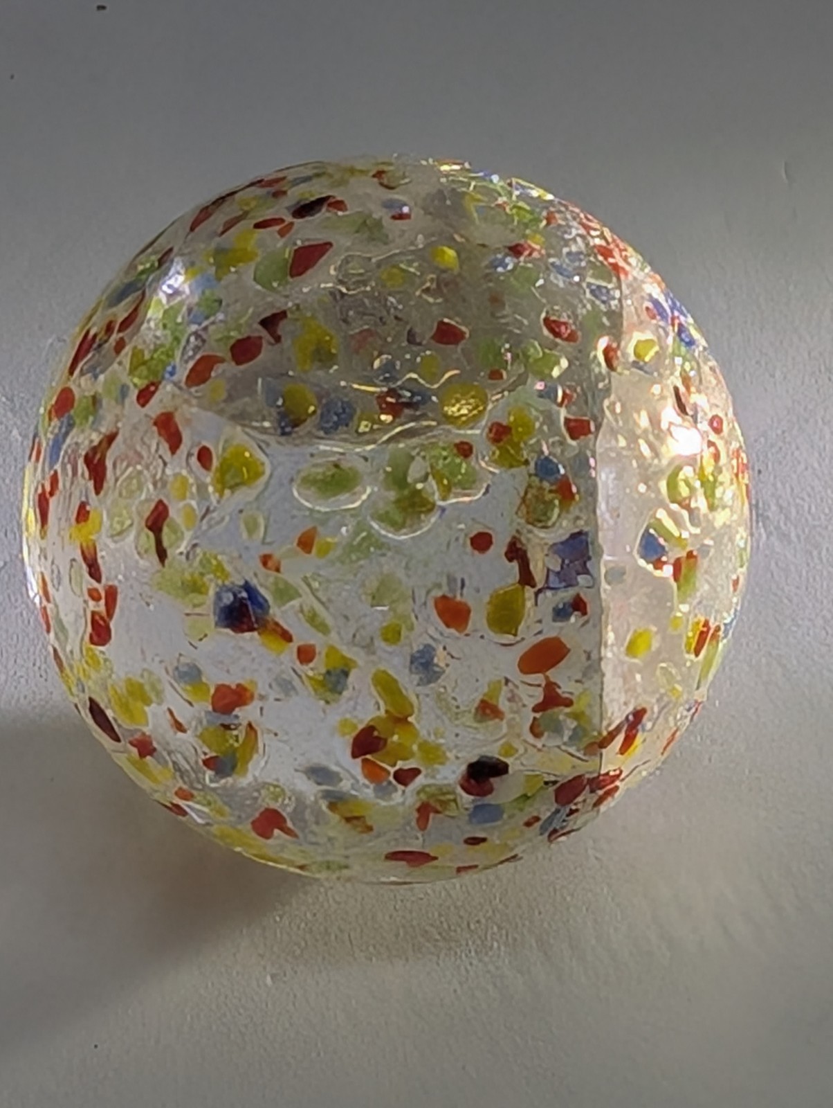 Vintage Confetti Marble 1.25″