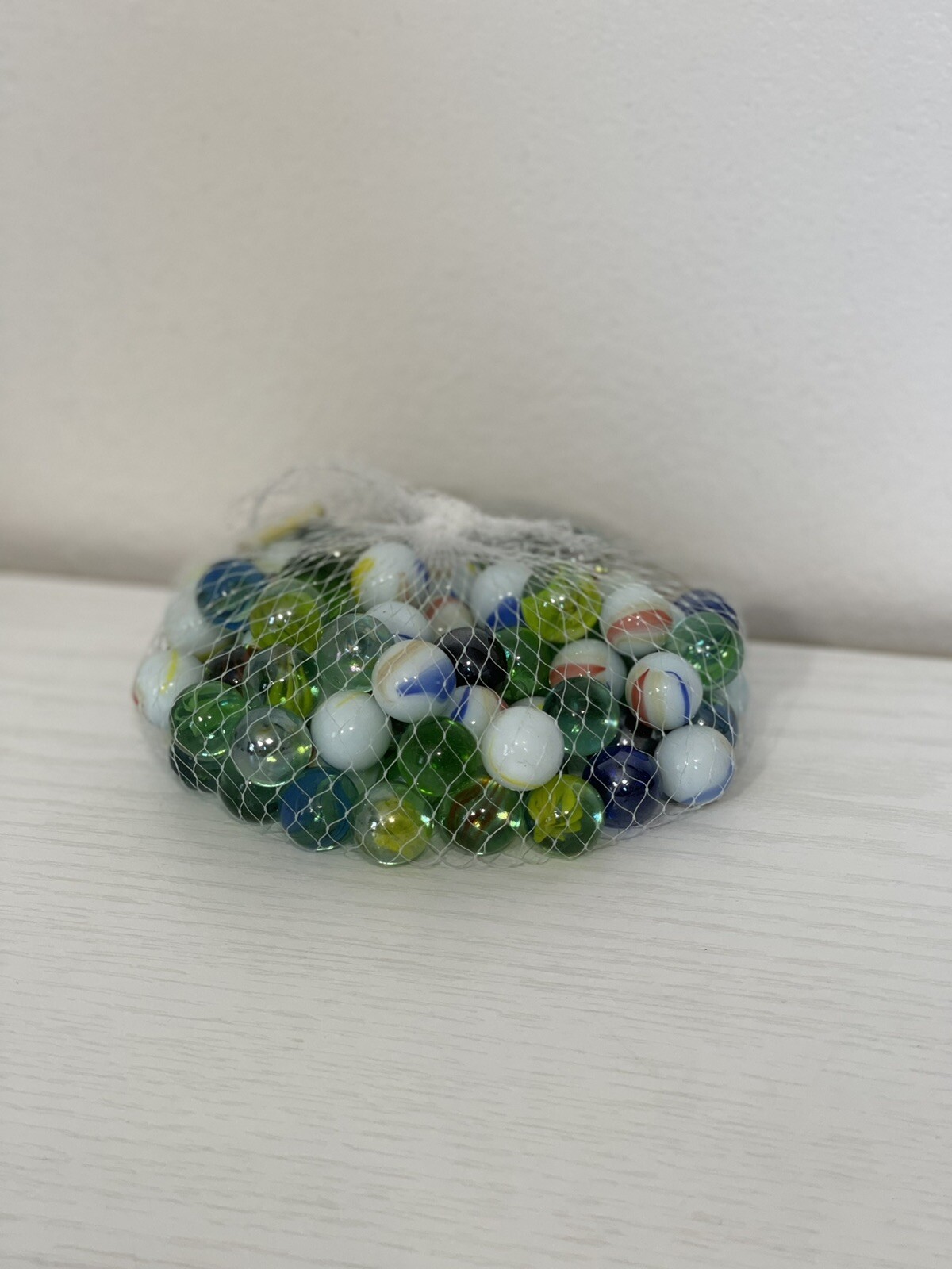 100 Count Lot Of Vintage Glass Marbles