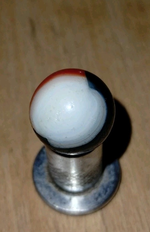 Pre WWII Rare Saturated Color Bright UV Liberty Marble