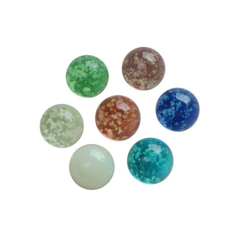 16mm Glow-in-the-Dark Glass Balls Marbles Children’s Toy Balls Decoration Balls