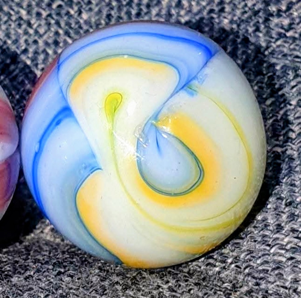 31/32″ Killer Pattern 5 Colour Veiligglas Opaque Swirl Vintage Marbles NM++++