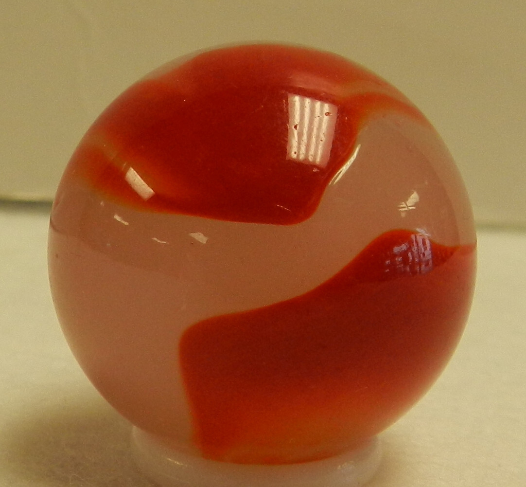 #17859m .98 Inches Vintage Akro Agate Ace Corkscrew Shooter Marble