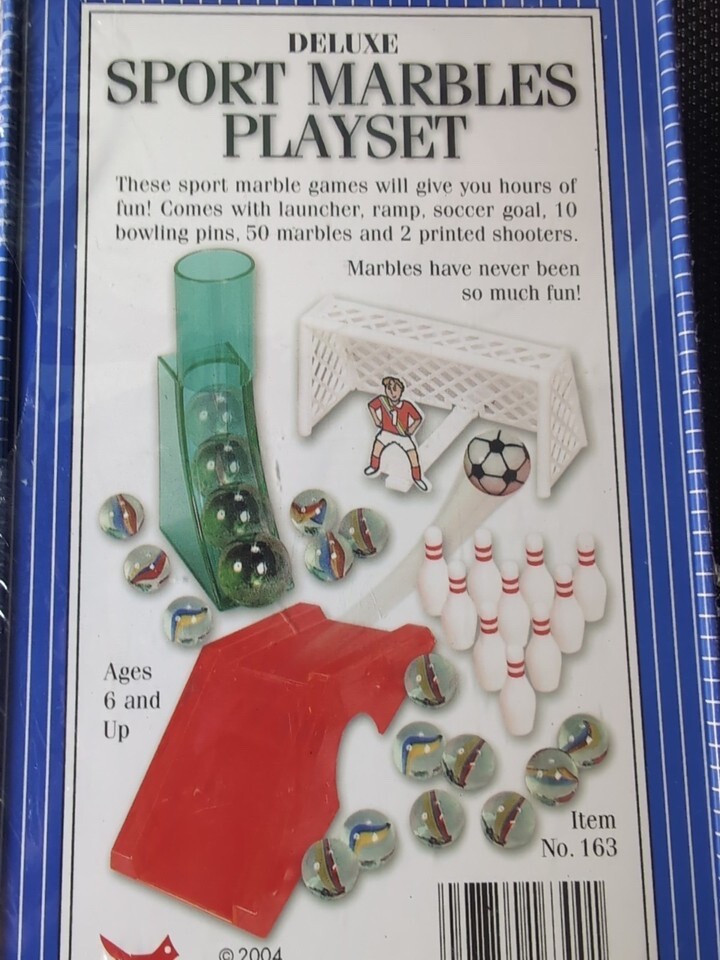 2004 Cardinal Sport Marbles Playset No 163, Vintage