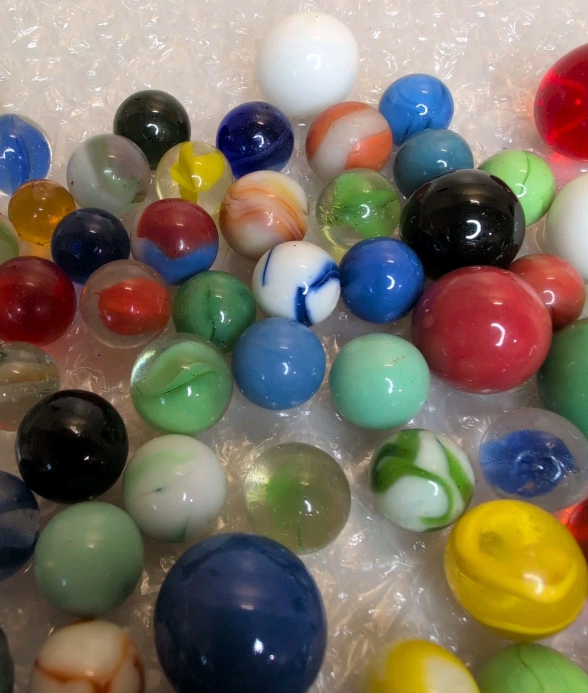 Vintage Antique Marble Lot Of 140+ Pre 1970’s Peltier Akro Agate +