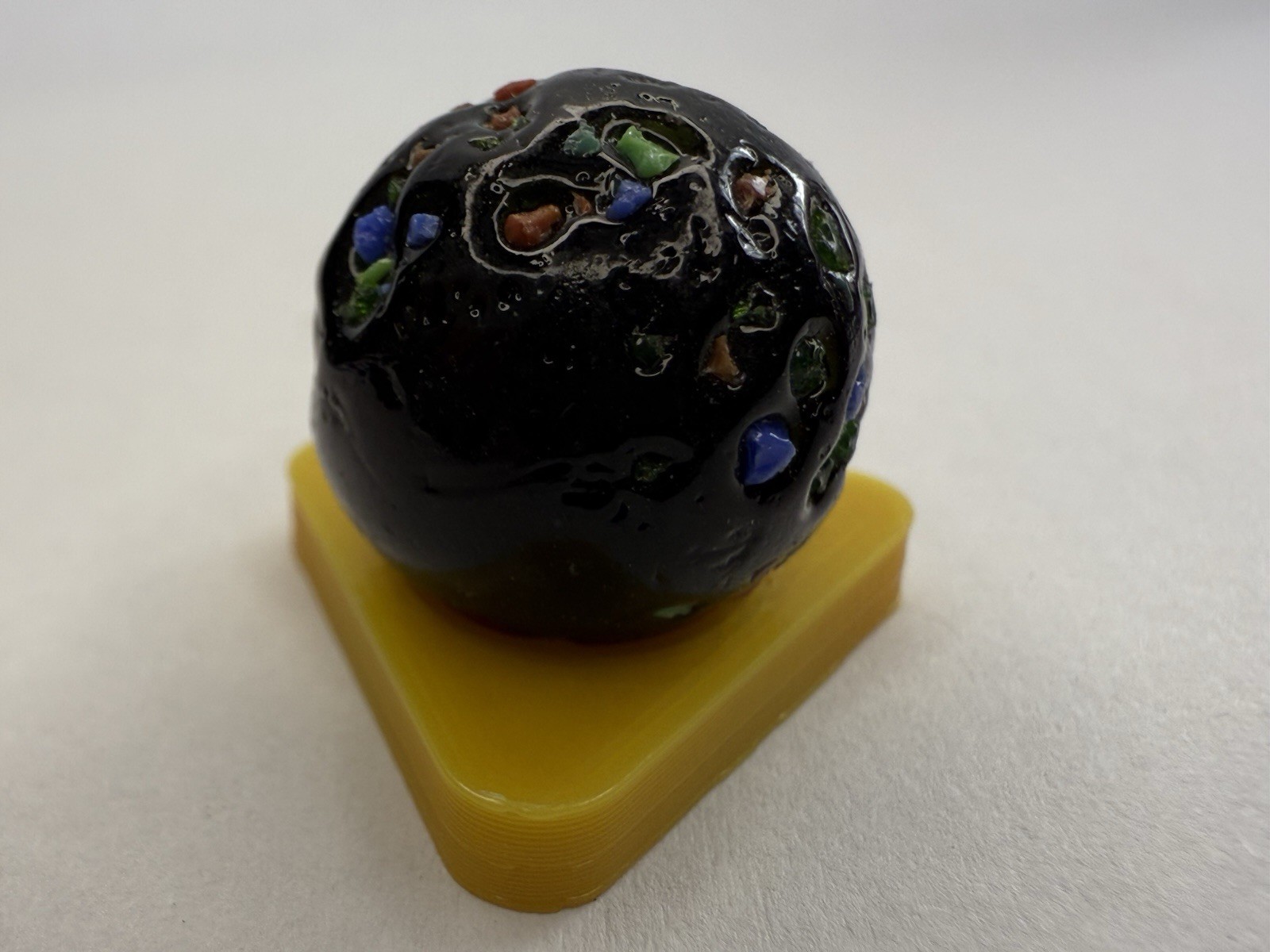 Glass Marble With Display Included lot #7666