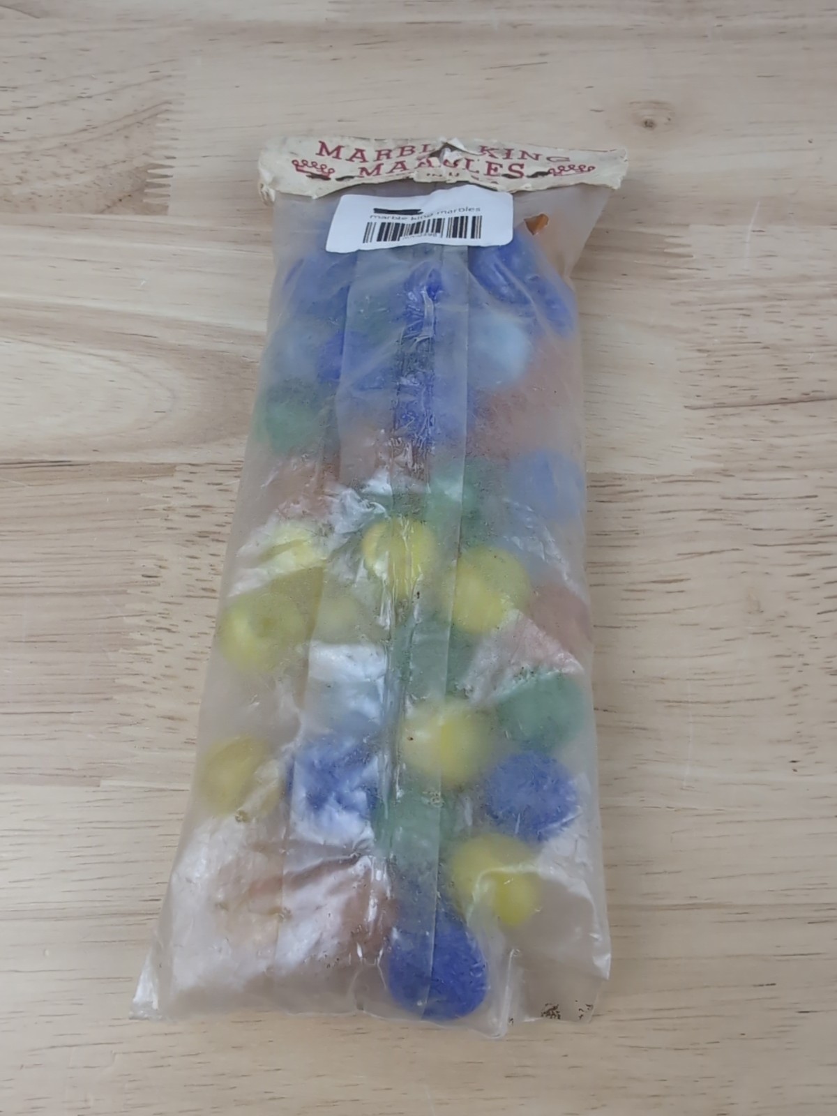 From collectors estate-Marble King-unopened bag-40 Marbles Shooter 340-ce