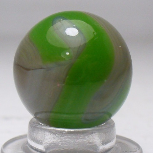 #1064 West Virginia Swirl Marble with Nice Grey and Green Swirls. Alley, Champ