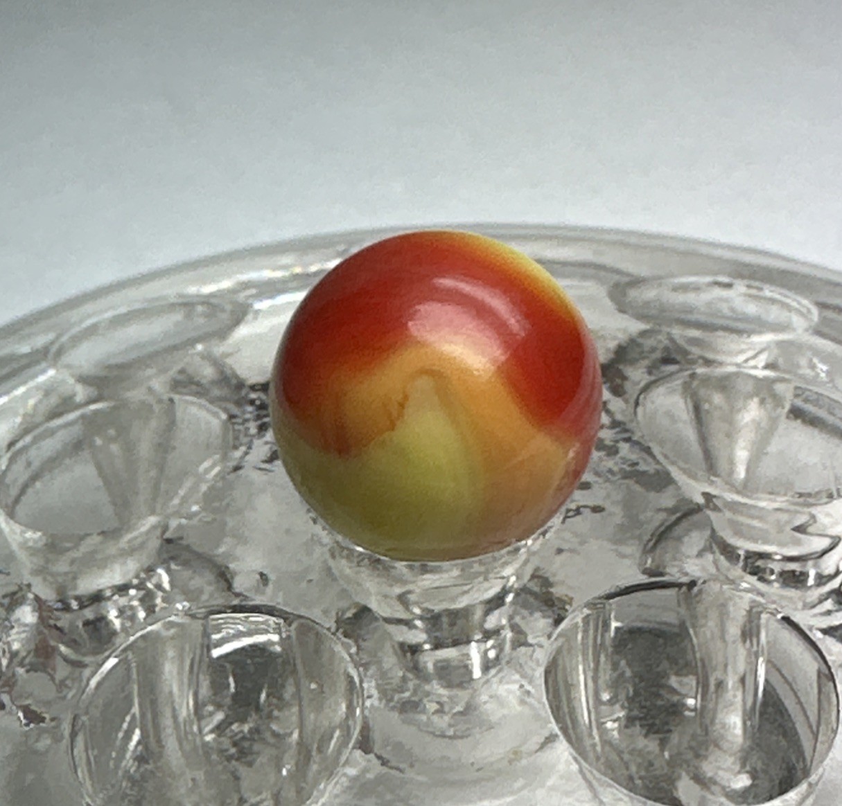 195 Akro Agate Prize Name Vintage Marble! Mint .650”