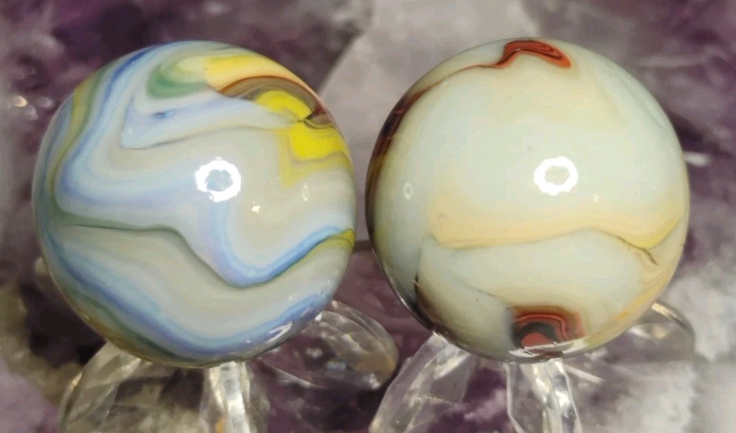 .77″ JABO MARBLES “LEO” 8/8/12 NM LOT X2