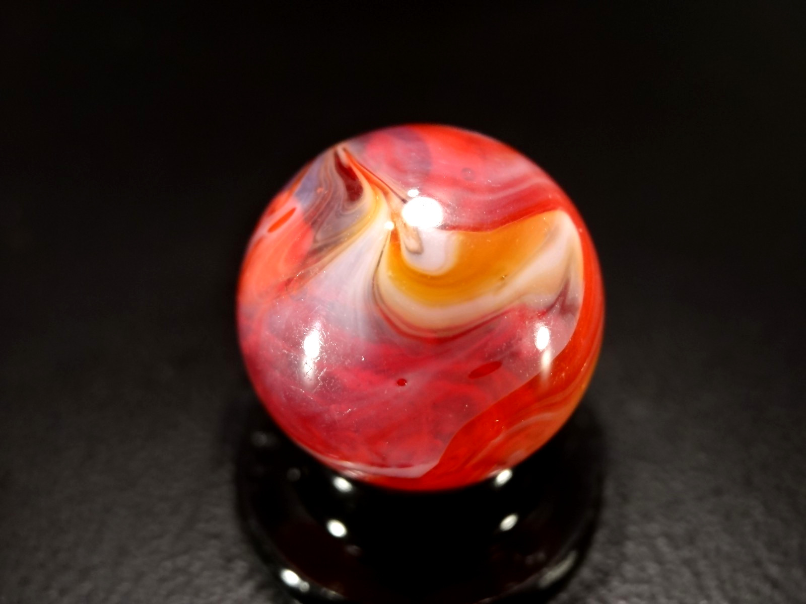 CHRISTENSEN AGATE Multi Colored 🔴 RED – ORANGE 🍊 R&T Pattern WET MINT