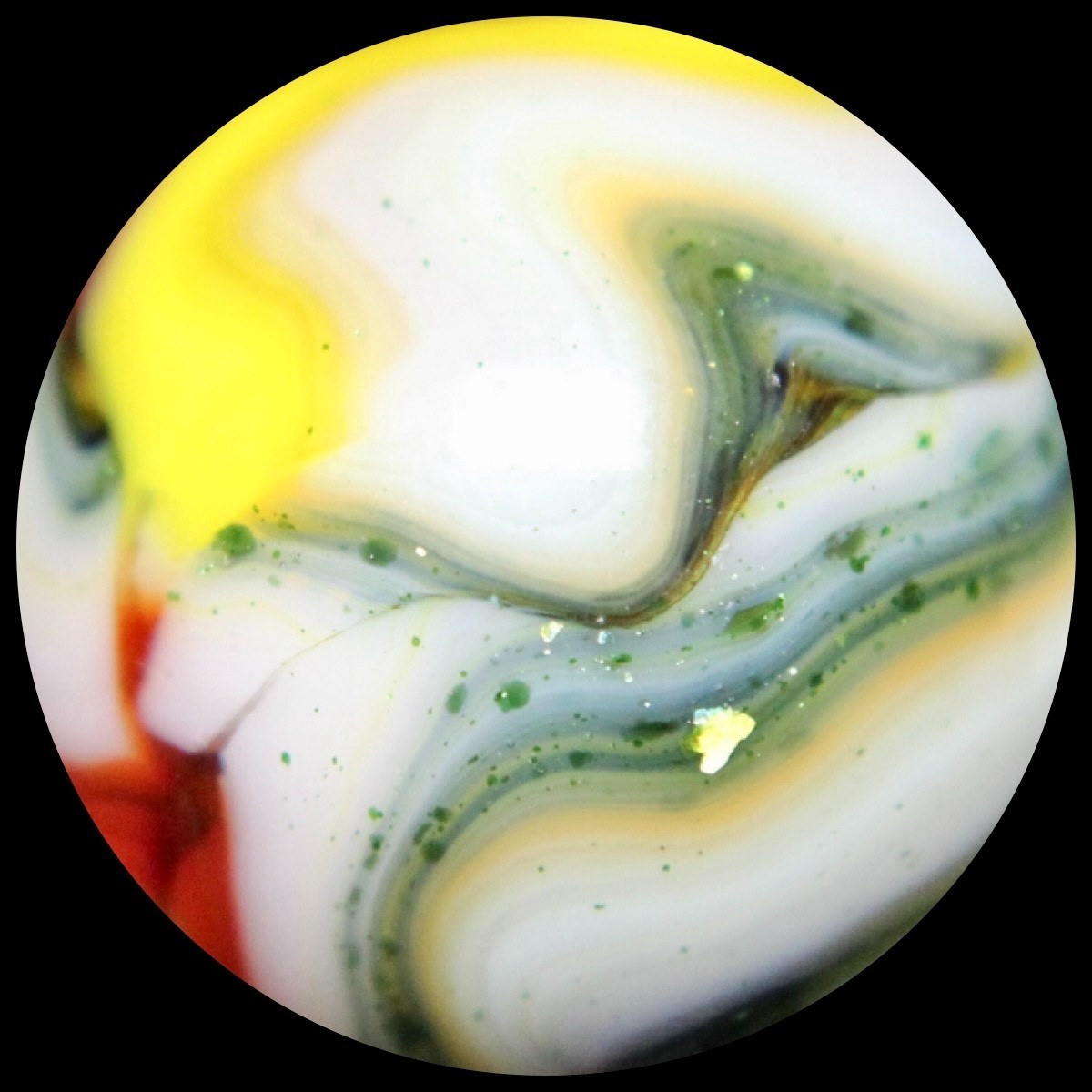 JABO Indian Summer Collector Series: Rare & Mint Golden-Green Aventurine 0.761″