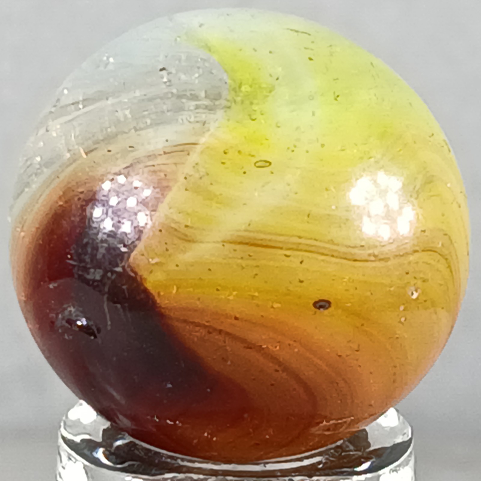 Vintage Vitro Patch Marble .63 Inches Near-Mint Condition Combined Shipping