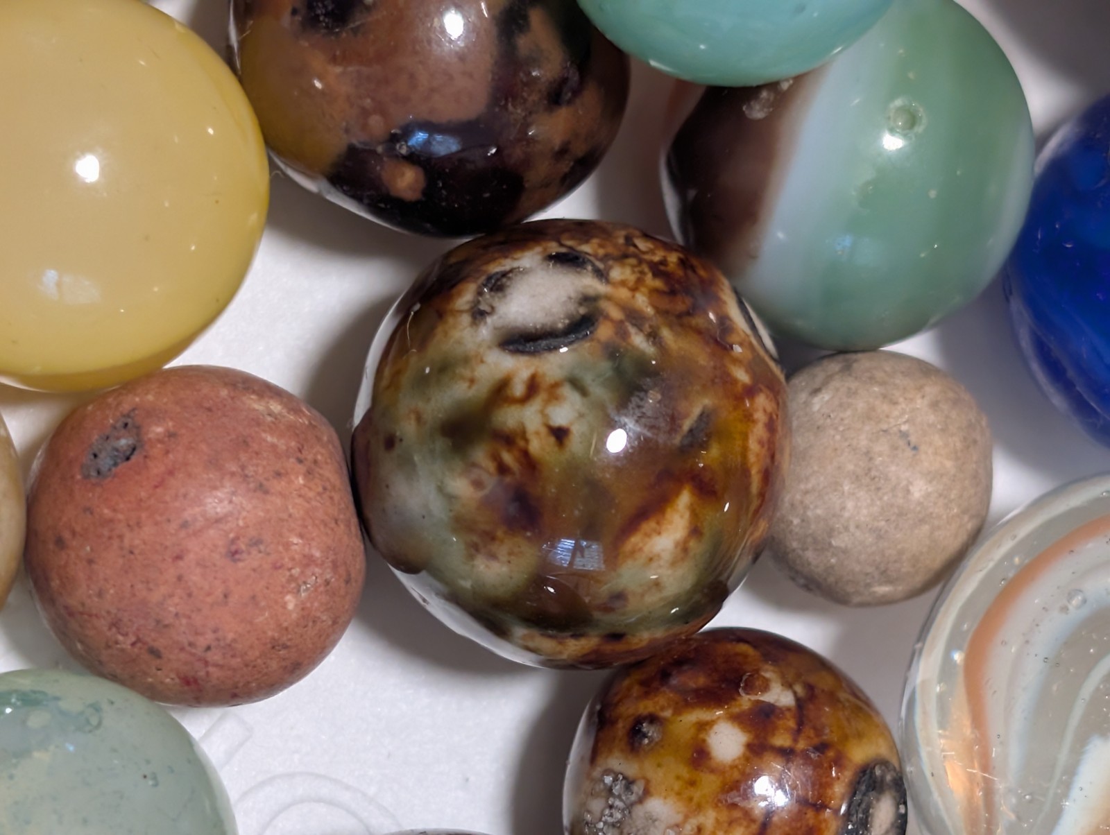 #2 Collectable Mint- Excellent Vintage Mixed Beautiful Marbles, 1930’S-1960’S