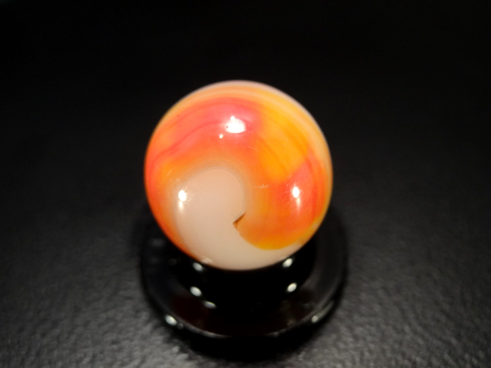 AKRO AGATE MOLDED AKRO TRI COLOR WET MINT VHTF! (very cool)