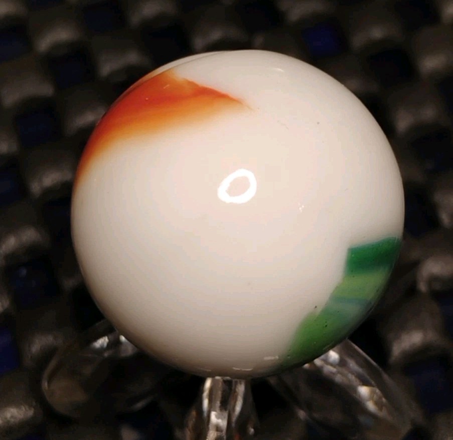 .74″ VINTAGE MARBLE KING MARBLES W/ AVENTURINE 🔥NM