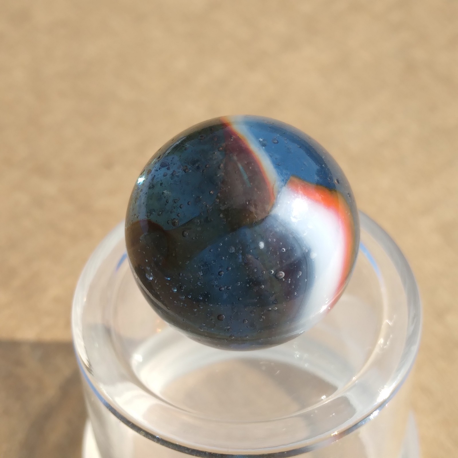 Premium Lot-5 Vintage Marbles-Vitro Peltier Master Akro Marble King Kokomo- c15
