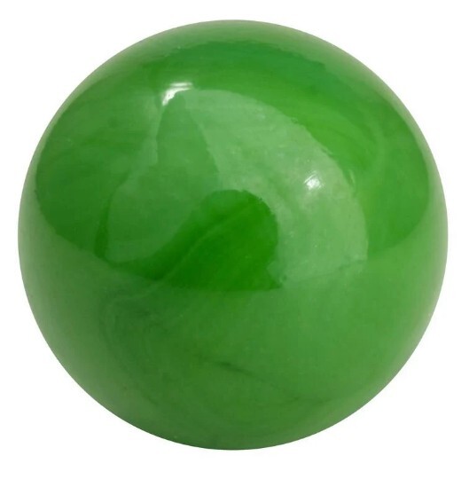 New for 2023! 16mm Opal Green Glass Player Marbles (5/8″) Pack of 50 Vacor
