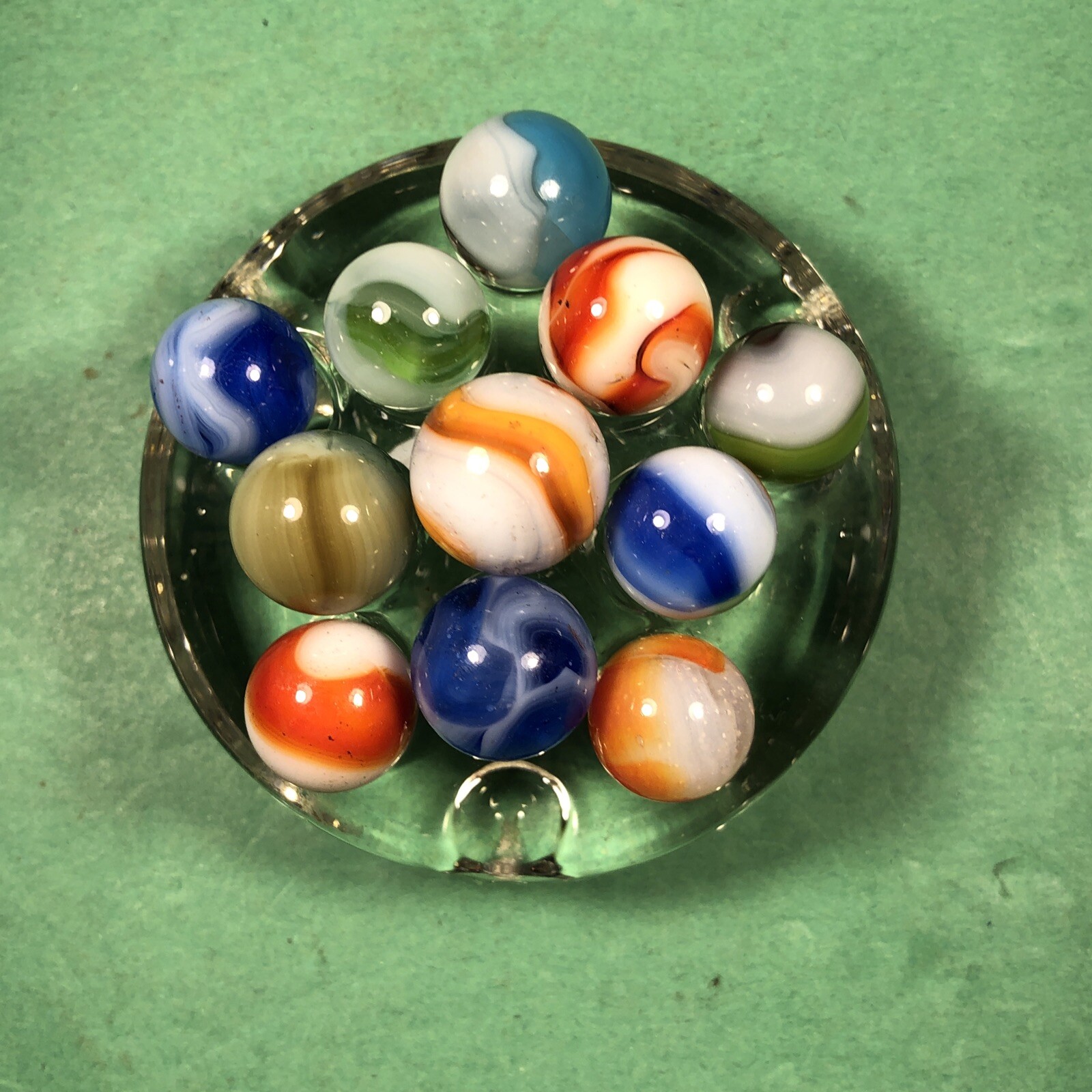 Vintage Marbles | Approximately 1/2″ | Lot Of 11 | Nice Patterns | Lot #155